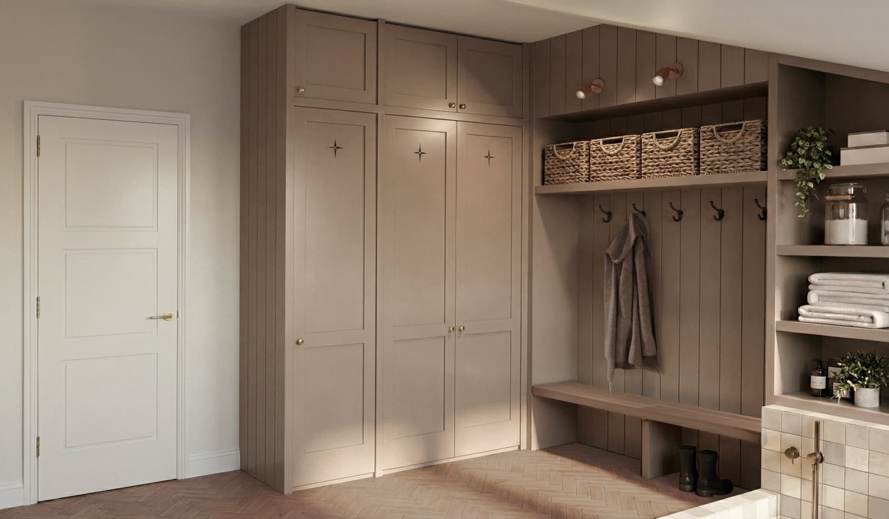 Chilton house coat cupboard