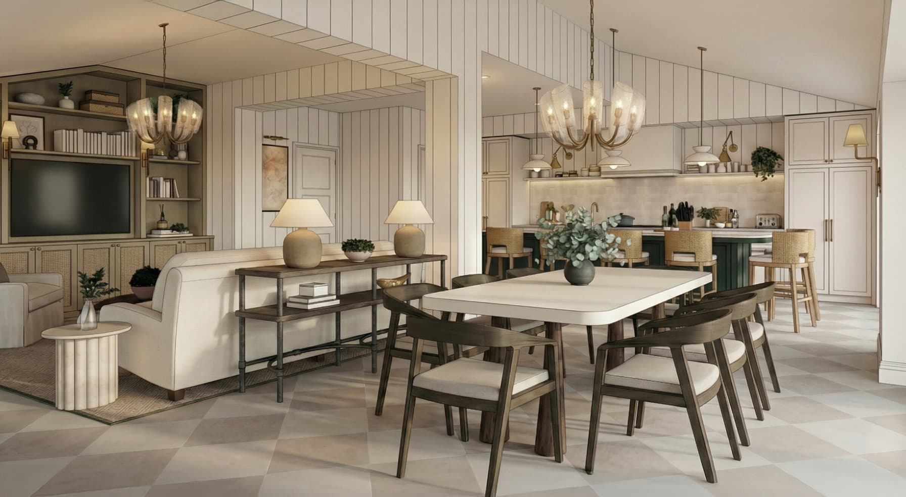 Chilton house open plan living