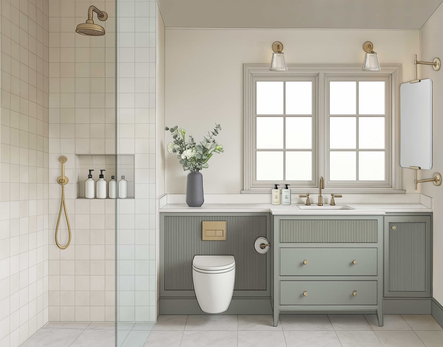 Various edesigns bathroom sage vanity