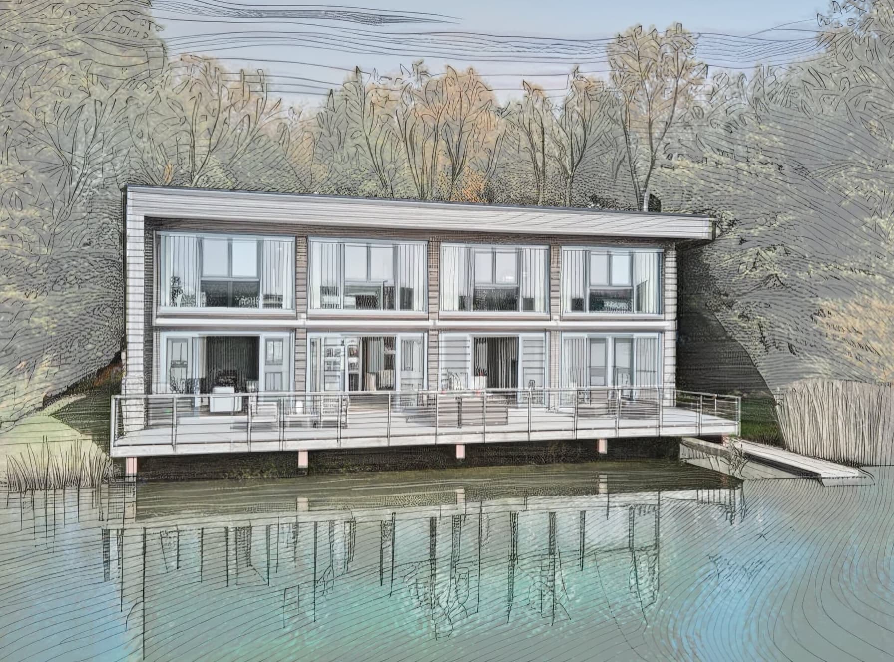 Lake house hero