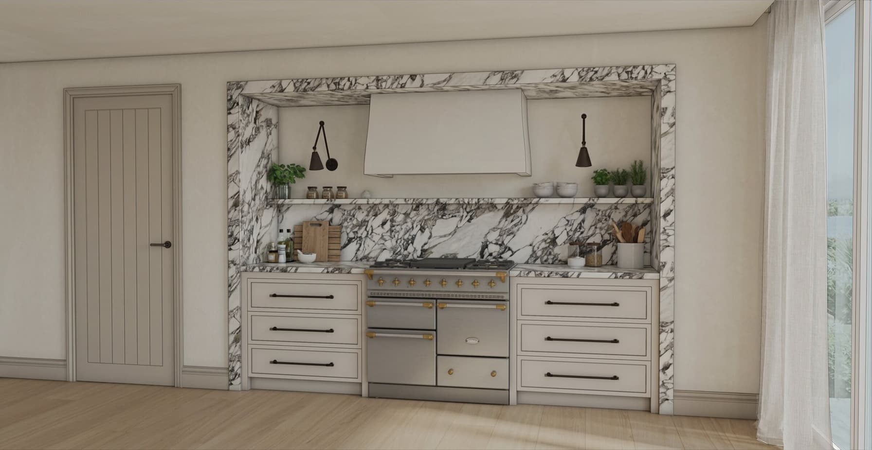 Lake house kitchen